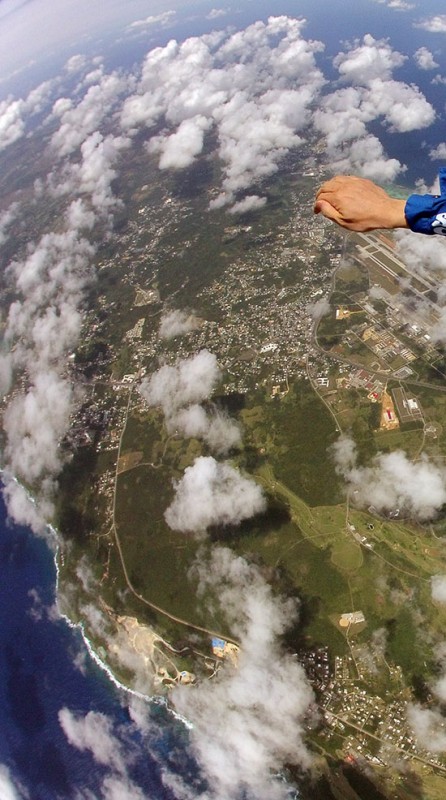 skydiving guam