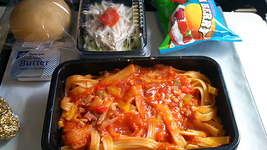 UNITED-In-flight meal